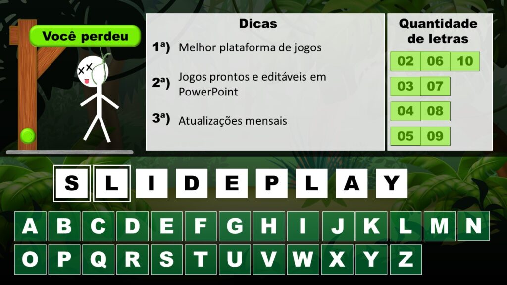 [Jogo] Jogo da forca_Selva